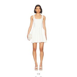 JONATHAN SIMKHAI Elektra mini dress in ivory